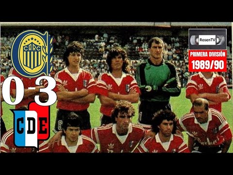 ROSARIO CENTRAL 0-3 DEPORTIVO ESPAÑOL / PRIMERA DIVISIÓN 1989-90 / HIGHLIGHTS