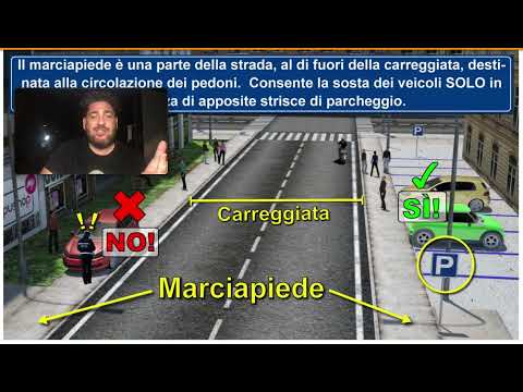 Definizioni stradali - Banchina (Patente B)