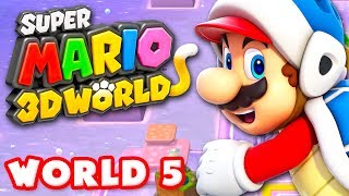 Super Mario 3D World - World 5 100% (Nintendo Wii 