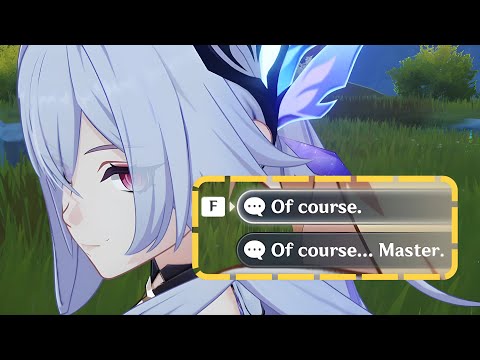 Skirk's Reaction If You Call Her "Master" or Not.. (Skirk's Story Quest) Genshin Impact