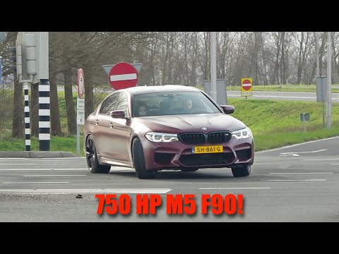 750+HP Stage 2 BMW M5 F90 Competition - DONUTS, Powerslides, Accelerations, LOUD REVS And More!