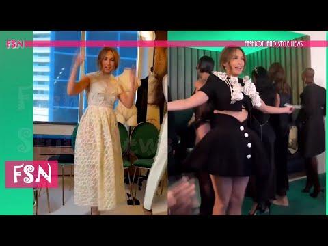 Jennifer Lopez stuns at the Intimissimi event with 2 looks