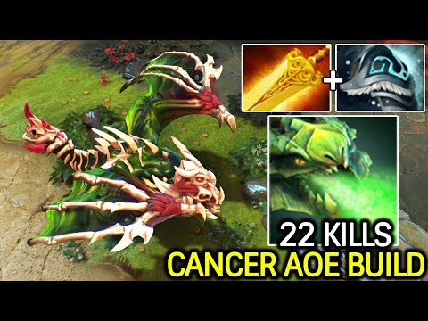 Viper Power of Cancer – Full AoE Damage with Radiance Build Dota 2