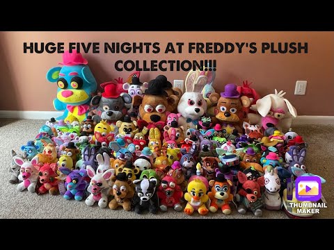 HUGE FIVE NIGHTS AT FREDDY’S PLUSH COLLECTION!!! *2022*
