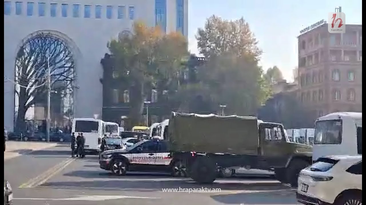 Ոստիկանական զորք է կենտրոնացվել Շահումյան հրապարակում