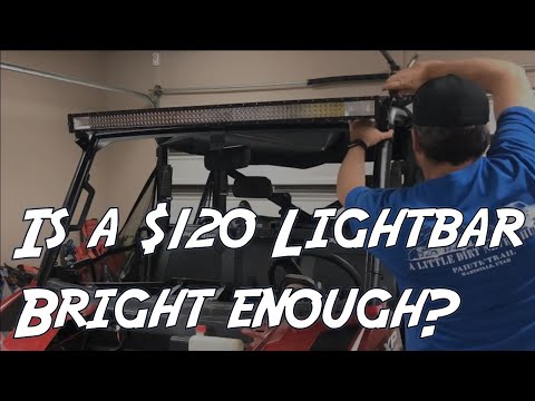 Nilight lightbar Install and Review - 52" Curved Light Bar