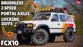 Retro Toyota Goodness! - Fair RC FCX10 Brushless Tri-Colour Mod Review