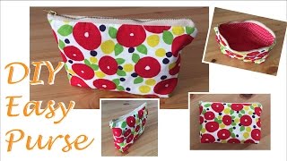 超簡単ポーチの作り方｜手縫いOK！ミシン初心者向け / How to Make a Super-Easy Pouch – Hand & Machine Sewing Friendly