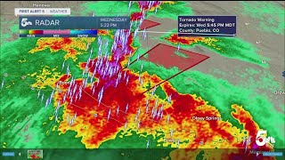 Tornado Warning issued for Pueblo & Crowley Counties