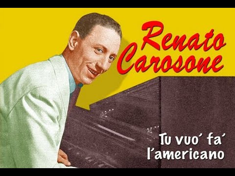 Renato Carosone sings 'Tu Vuo Fa l'Americano'.