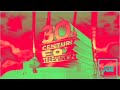 30th Century Fox Television In Chorded Orange Green