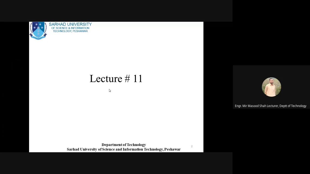 Fluid Mechanics Lecture 11 meet recording Practical Application of Bernoulli's Equation