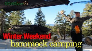 Hammock Camping in Freezing Weather - Here's What Happens