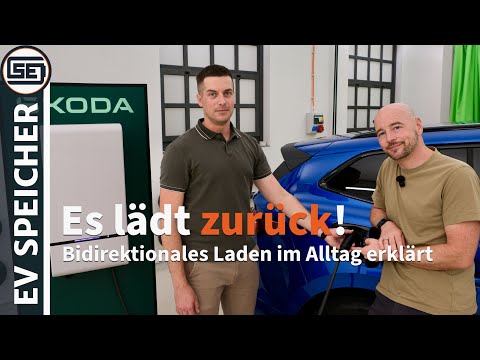 Bidirektionales Laden mit dem Škoda ENYAQ & ELROQ - So funktioniert es