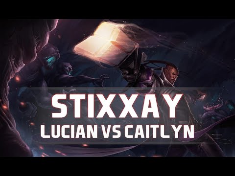 Stixxay as Lucian vs Caitlyn - S8 ADC Ranked Gameplay