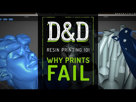 3D Resin Printing 101 - Why Prints Fail