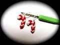 Candy Cane For Christmas Loom Band Charm Without The Rainbow Loom