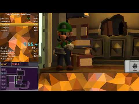 Luigi's Mansion Dark Moon E-3 in 4:28 (Former World Record)
