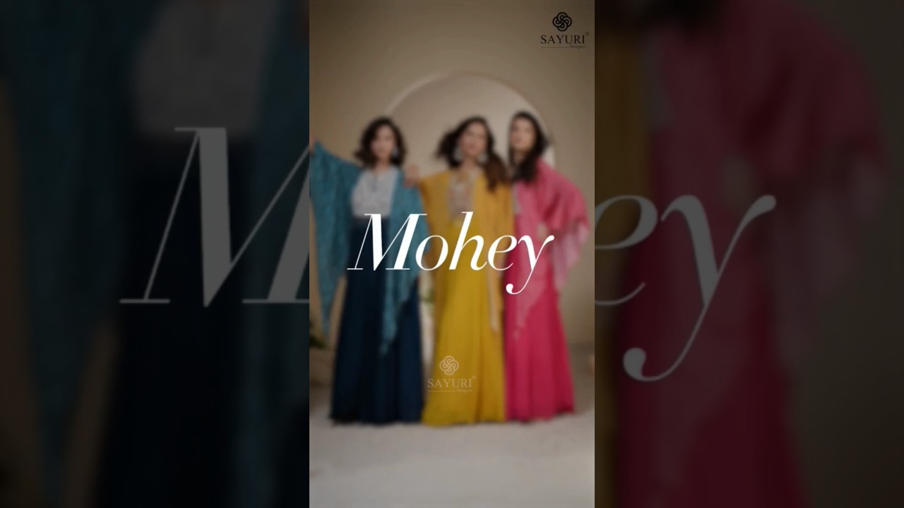 MOHEY Series: Luxurious Chinon Silk Anarkali Kaftan Gown with Hand Moti Embroidery - Rs3680