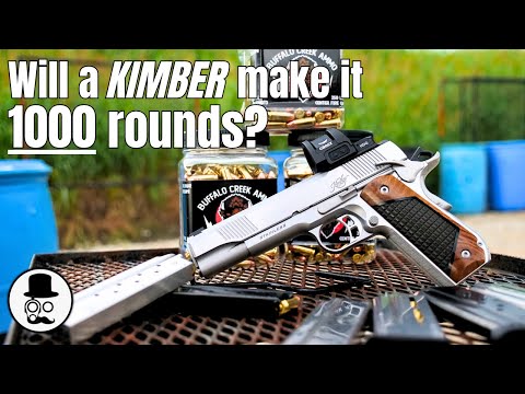 Redditors say this is impossible - Kimber Next Gen 1911 attempts 1000 rounds