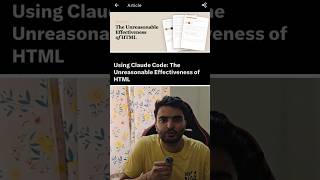 Improve Claude/ChatGPT output Quality #llm #ai #agent #html #markdown