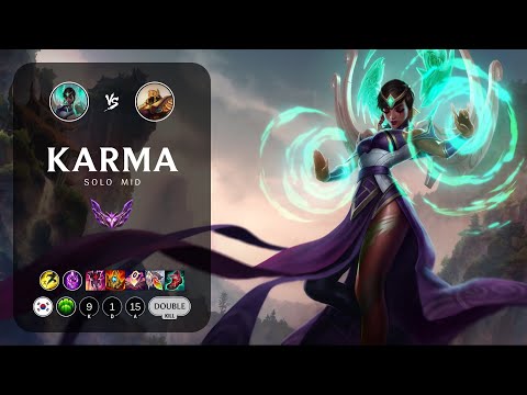 Karma Mid vs Azir - KR Master Patch 13.13