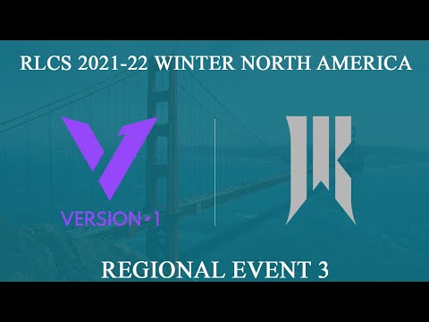 V1 vs SR | RLCS 2021-22 Winter: North America | Version1 vs Shopify Rebellion | 18 February 2022