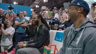 Richard Sherman and Shane Vereen battle in Madden!