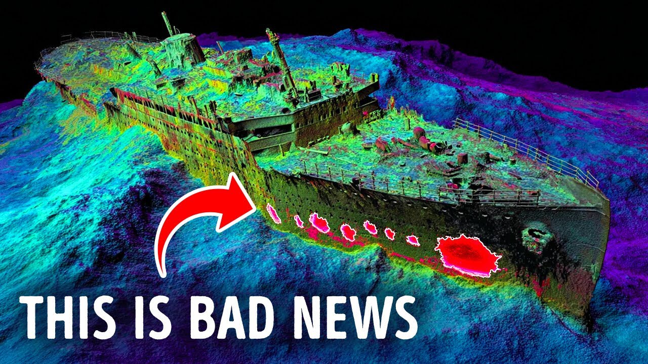 3D Scan of the Titanic Shows Damage No One Knew Existed