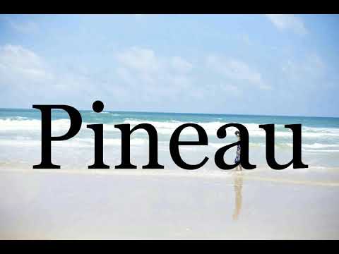 How To Pronounce Pineau🌈🌈🌈🌈🌈🌈Pronunciation Of Pineau