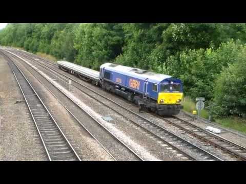 GBRF Blue 66750 passes Chesterfield