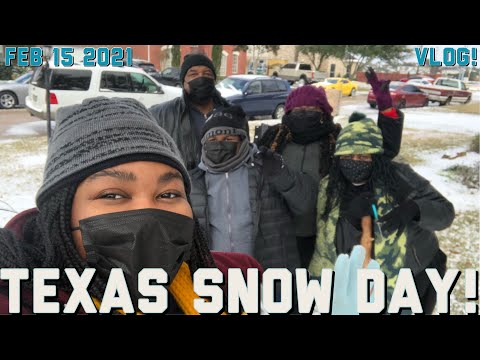 IT SNOWED IN TEXAS!!!!!| Houston Texas| February 15th 2021| Winter Storm
