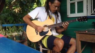 Sitting and Watching (Dennis Brown) acoustic cover