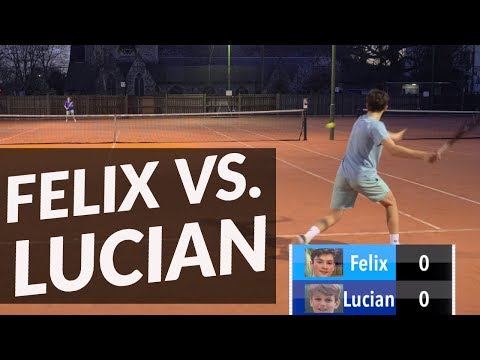 Felix against Lucian - who wins? | British Tennis
