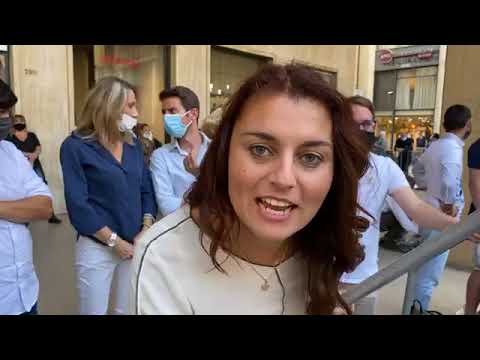 SUSANNA CECCARDI IN PIAZZA AD AREZZO