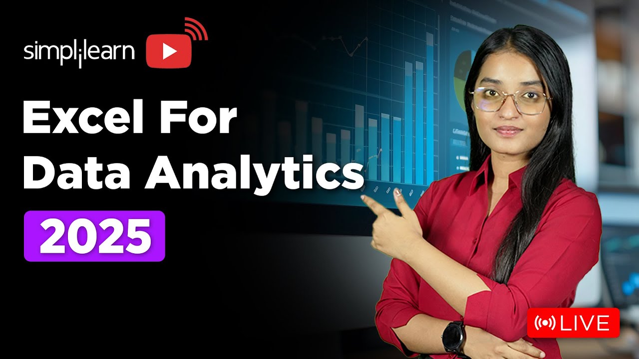 Excel Data Analysis Full Course | Excel Data Analysis Tutorial For Beginners | Simplilearn