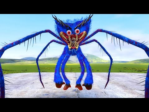 NEW NIGHTMARE HUGGY WUGGY | Poppy Playtime Chapter 3 in Garry's Mod spider man