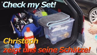 Check my Set! Eure Waschsets durchstöbern! Christoph zeigt und seine Autopflege-Sammlung!