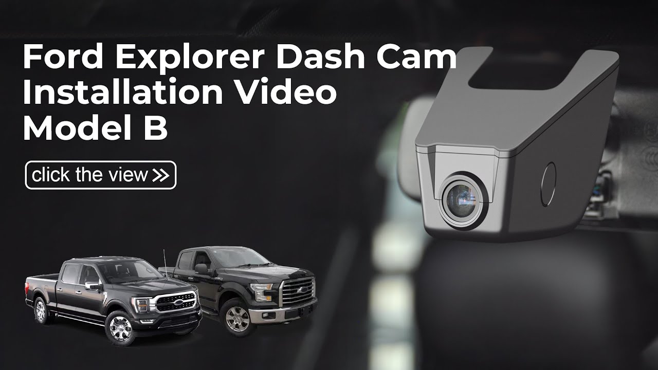 FORD Explorer Gen5 U502 2011-2019 Model B Dash Cam 032D-1 Installation Video