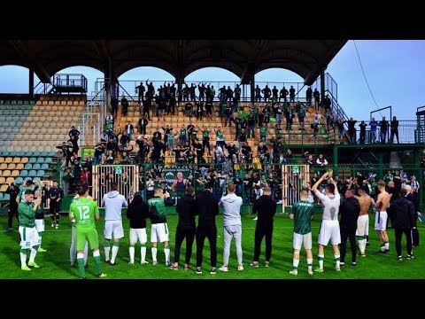 AWANS JEST NASZ! Wspólne śpiewy Radomiaka po ostatnim meczu sezonu w Łęcznej // TYLKORADOMIAK.PL