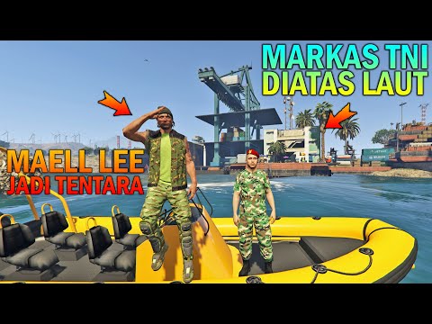 PREMAN TERKUAT BANGUN MARKAS DIATAS LAUT!! - GTA 5 YOUTUBER KOCAK PARODY