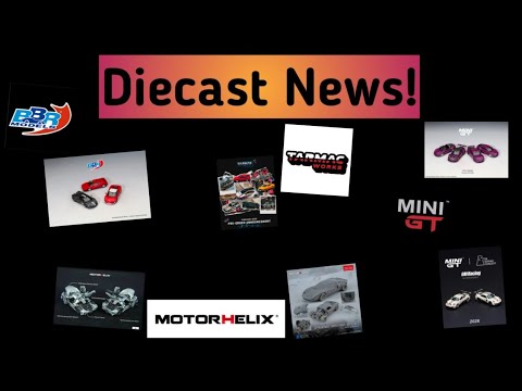 Feature Image thumbnail for the video blog Diecast News!  February 2026 by  booster_diecast