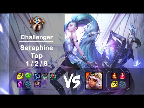 [4K] KR Challenger Top Seraphine vs Qiyana Ep.1290