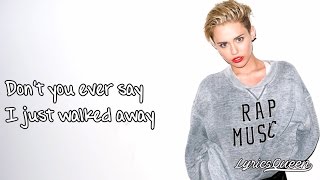 Miley Cyrus - Wrecking Ball [Lyrics] HD