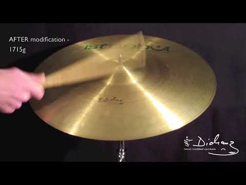 20” ride 1715g - bringing out the ’old K’ in an Istanbul pre-split cymbal ;)