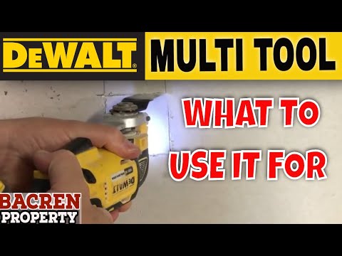 DEWALT daugiafunkcinis įrankis DCS356NT 18V, be akumuliatoriaus ir kroviklio, TSTAK lagaminas video
