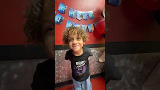 MY 5 YEAR OLD CALLS ME BRUH! 🙄🤣 happy birthday ray ray! 🎉 #birthdayboy #bruh #5thbirthday#shorts