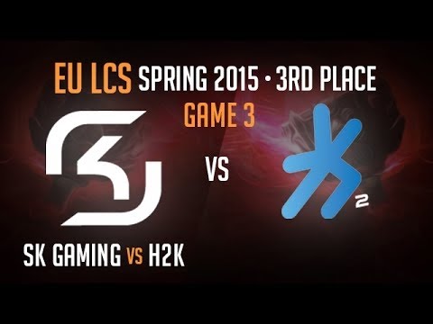 [Highlights] H2K Gaming vs SK Gaming | Game 3 3rd place S5 EU LCS Spring 2015 League Of Legends