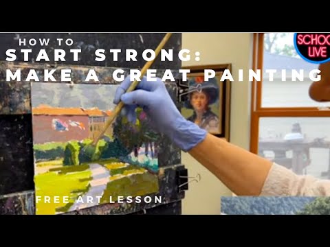 Free Art Lesson : Start Strong with Camille Przewodek