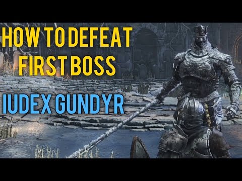 How to Kill First Boss Iudex Gundyr in Dark Souls 3 Walkthrough Guide Gameplay